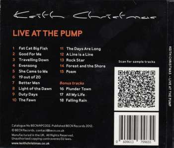 CD Keith Christmas: Live At The Pump 313315