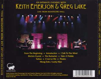 CD Keith Emerson: Live From Manticore Hall 404355