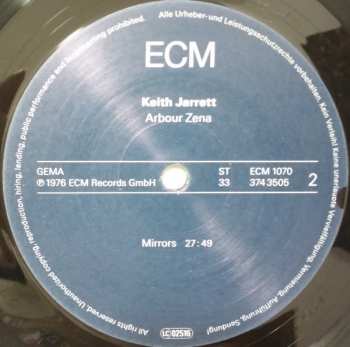 LP Keith Jarrett: Arbour Zena 68105