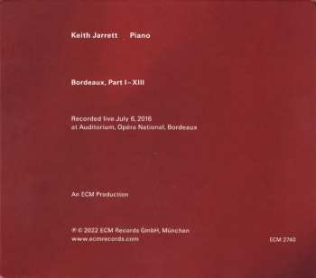 CD Keith Jarrett: Bordeaux Concert 372963