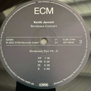 2LP Keith Jarrett: Bordeaux Concert 434269