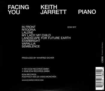 CD Keith Jarrett: Facing You 191763