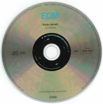 2CD Keith Jarrett: La Fenice 357980
