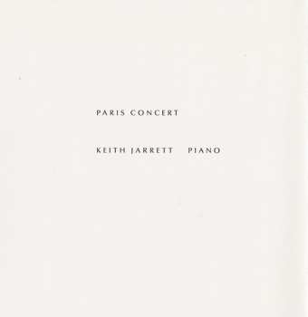 CD Keith Jarrett: Paris Concert 274933