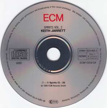2CD Keith Jarrett: Spirits 287457