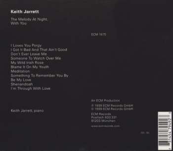 CD Keith Jarrett: The Melody At Night, With You 296546