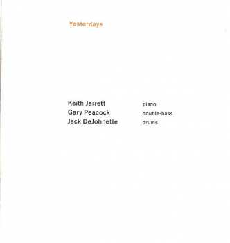 CD Keith Jarrett: Yesterdays 41153