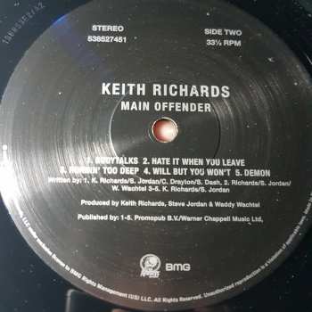 LP Keith Richards: Main Offender
