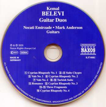 CD Kemal Belevi: Guitar Duos 329706