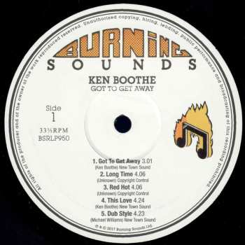 LP Ken Boothe: Got To Get Away Showcase 451369