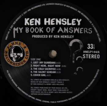 LP Ken Hensley: My Book Of Answers