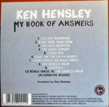 CD Ken Hensley: My Book Of Answers 24471