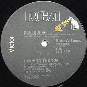 Album Keni Burke: Risin' To The Top / Can't Get Enough (Do It All Night)