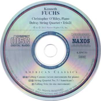 CD Christopher O'Riley: String Quartet No. 5  ('American')