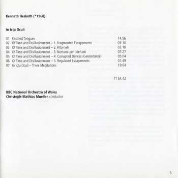 CD Kenneth Hesketh: In Ictu Oculi - Orchestral Works 524309