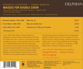 CD Kenneth Leighton: Masses For Double Choir 304590