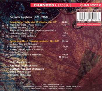 CD Kenneth Leighton: Cello Concerto / Symphony No.3 'Laudes Musicae' 454410
