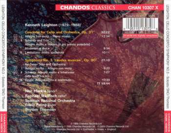 CD Kenneth Leighton: Cello Concerto / Symphony No.3 'Laudes Musicae' 454410