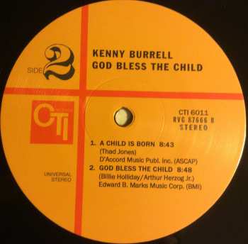 LP Kenny Burrell: God Bless The Child LTD 139880