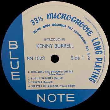 LP Kenny Burrell: Introducing Kenny Burrell 18194
