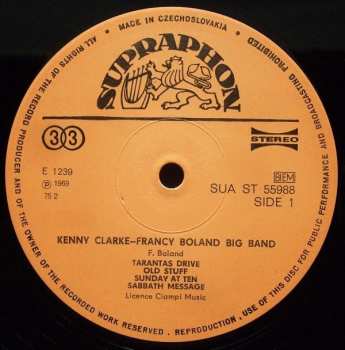 LP Clarke-Boland Big Band: Francy Boland & Kenny Clarke Famous Orchestra 386125