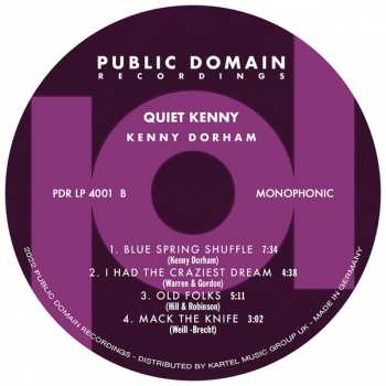 LP Kenny Dorham: Quiet Kenny 290906