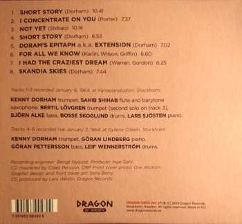 CD Kenny Dorham: Swedish Sessions