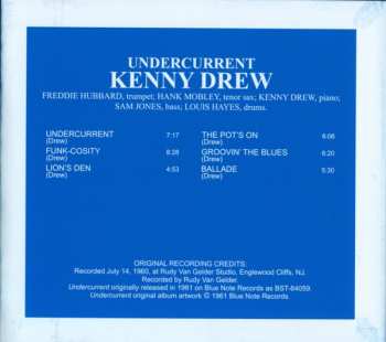 CD Kenny Drew: Undercurrent 467041