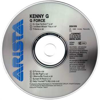 CD Kenny G: G Force 522545