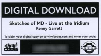 2LP Kenny Garrett: Sketches Of MD (Live At The Iridium Featuring Pharoah Sanders) 294611