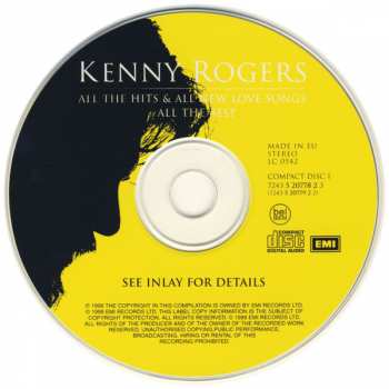 2CD Kenny Rogers: All The Hits & All New Love Songs 117597