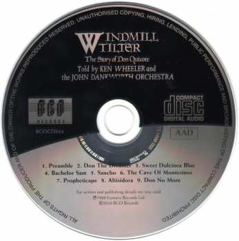 CD Kenny Wheeler: Windmill Tilter (The Story Of Don Quixote) 437693
