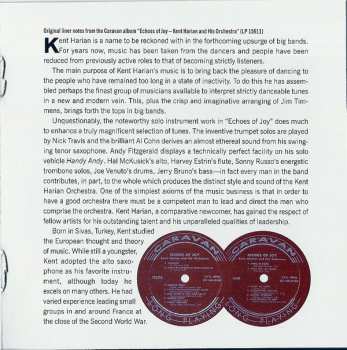 CD Kent Harian Orchestra: Echoes Of Joy - Big Band Swing 534863