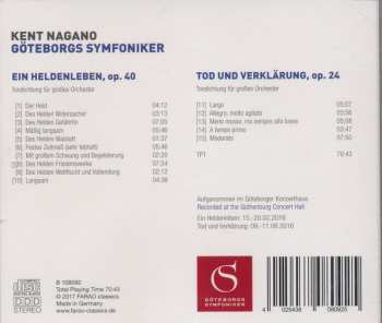 CD Kent Nagano: Ein Heldenleben; Tod Und Verklarung 301938