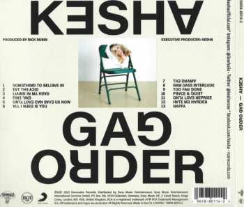 CD Kesha: Gag Order DIGI 454367
