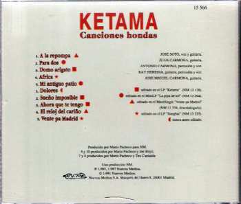 CD Ketama: Canciones Hondas