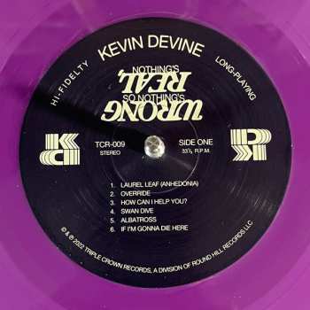 LP Kevin Devine: Nothing's Real, So Nothing's Wrong LTD | CLR