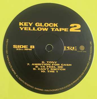 2LP Key Glock: Yellow Tape 2 CLR | LTD 470131