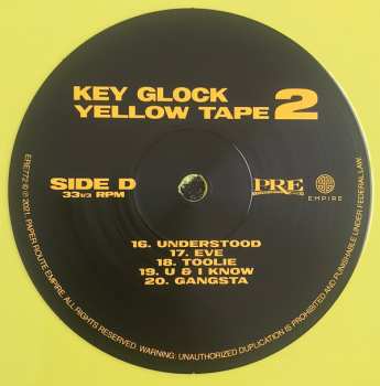 2LP Key Glock: Yellow Tape 2 CLR | LTD 470131