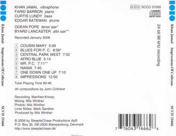 CD Khan Jamal: Impressions Of Coltrane 447666