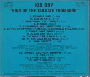 CD Kid Ory: King Of The Tailgate Trombone 513566