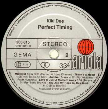 LP Kiki Dee: Perfect Timing