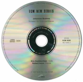 CD Kim Kashkashian: Sonaten Für Viola Und Klavier 326660