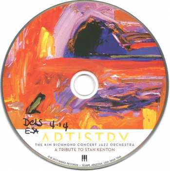 CD Kim Richmond Concert Jazz Orchestra: Artistry (A Tribute To Stan Kenton) 299053