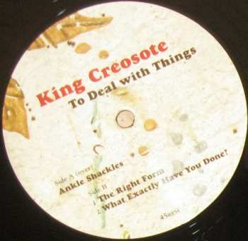 LP King Creosote: To Deal With Things 80009