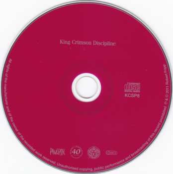 CD/DVD King Crimson: Discipline 9830