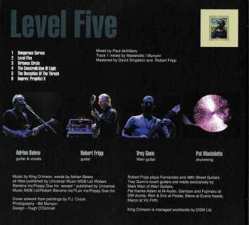 3CD King Crimson: Happy With What You Have To Be Happy With • Level Five • Elektrik (Live In Japan, 2003) 123316
