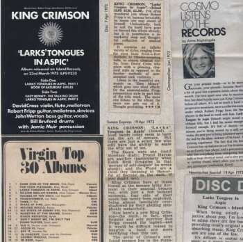 CD King Crimson: Larks' Tongues In Aspic 19702