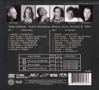 2DVD King Crimson: Live In Argentina, 1994 328233