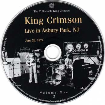2CD King Crimson: The Collectable King Crimson Volume One (Live In Mainz, 1974 / Live In Asbury Park, 1974) 387026